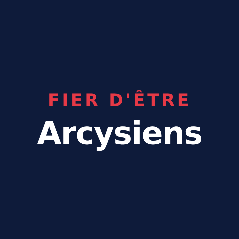 T-shirt « Fier d'être Arcysiens » — design pour Bois-d'Arcy