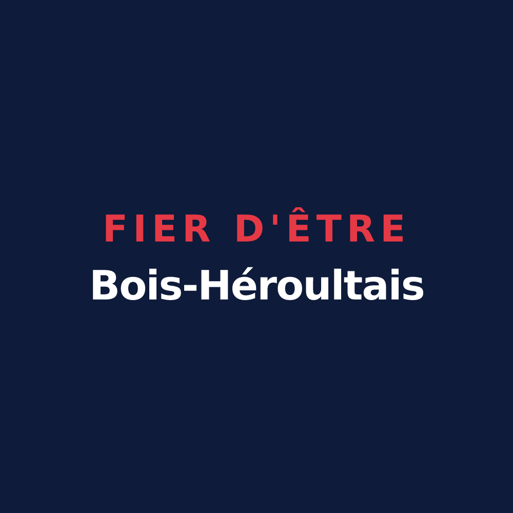 T-shirt « Fier d'être Bois-Héroultais » — design pour Bois-Héroult