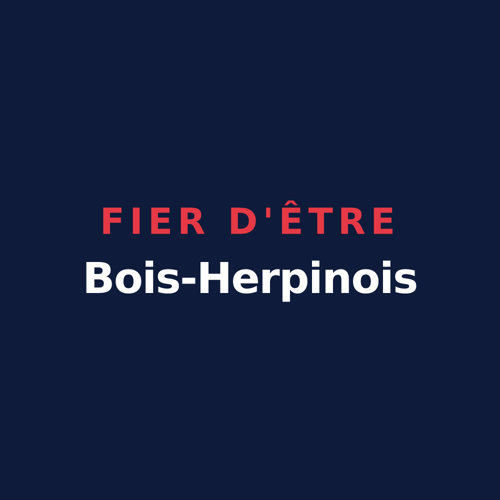 T-shirt « Fier d'être Bois-Herpinois » — design pour Bois-Herpin