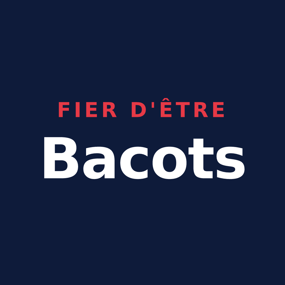 T-shirt « Fier d'être Bacots » — design pour Bois-le-Roi