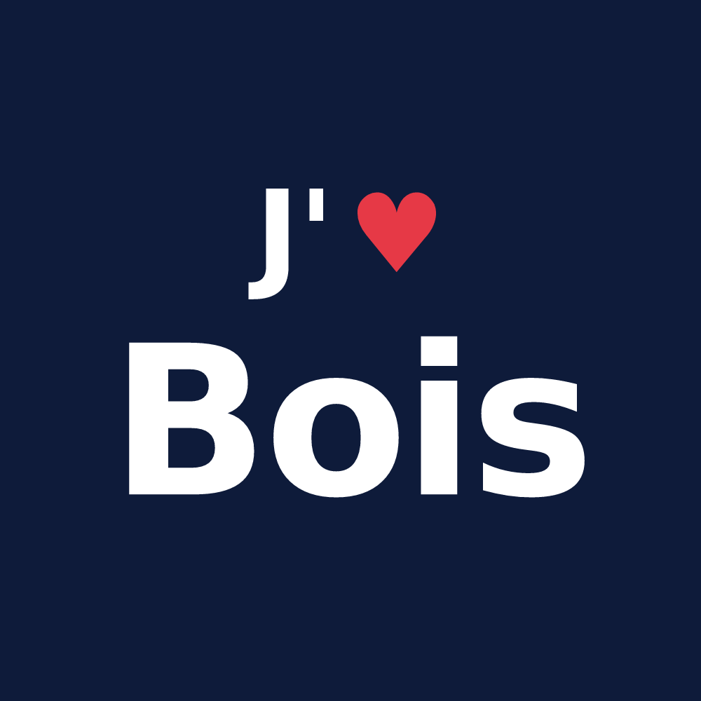 T-shirt personnalisé Bois — design J'aime Bois