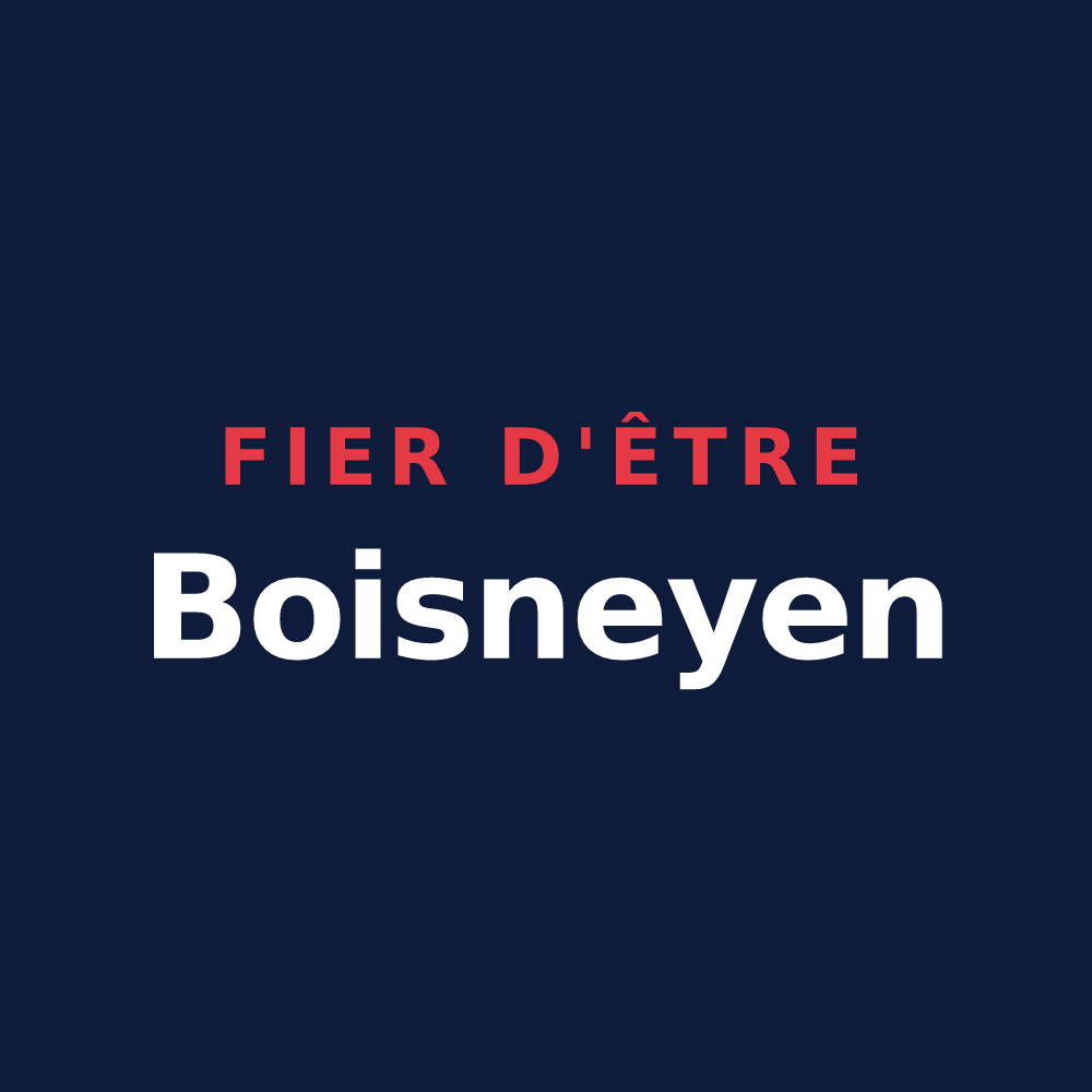 T-shirt « Fier d'être Boisneyen » — design pour Boisney