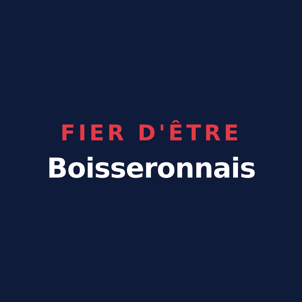 T-shirt « Fier d'être Boisseronnais » — design pour Boisseron