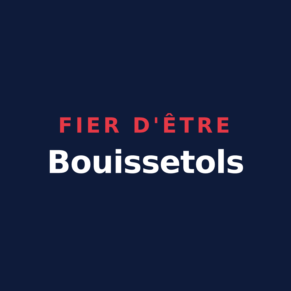 T-shirt « Fier d'être Bouissetols » — design pour Boisset