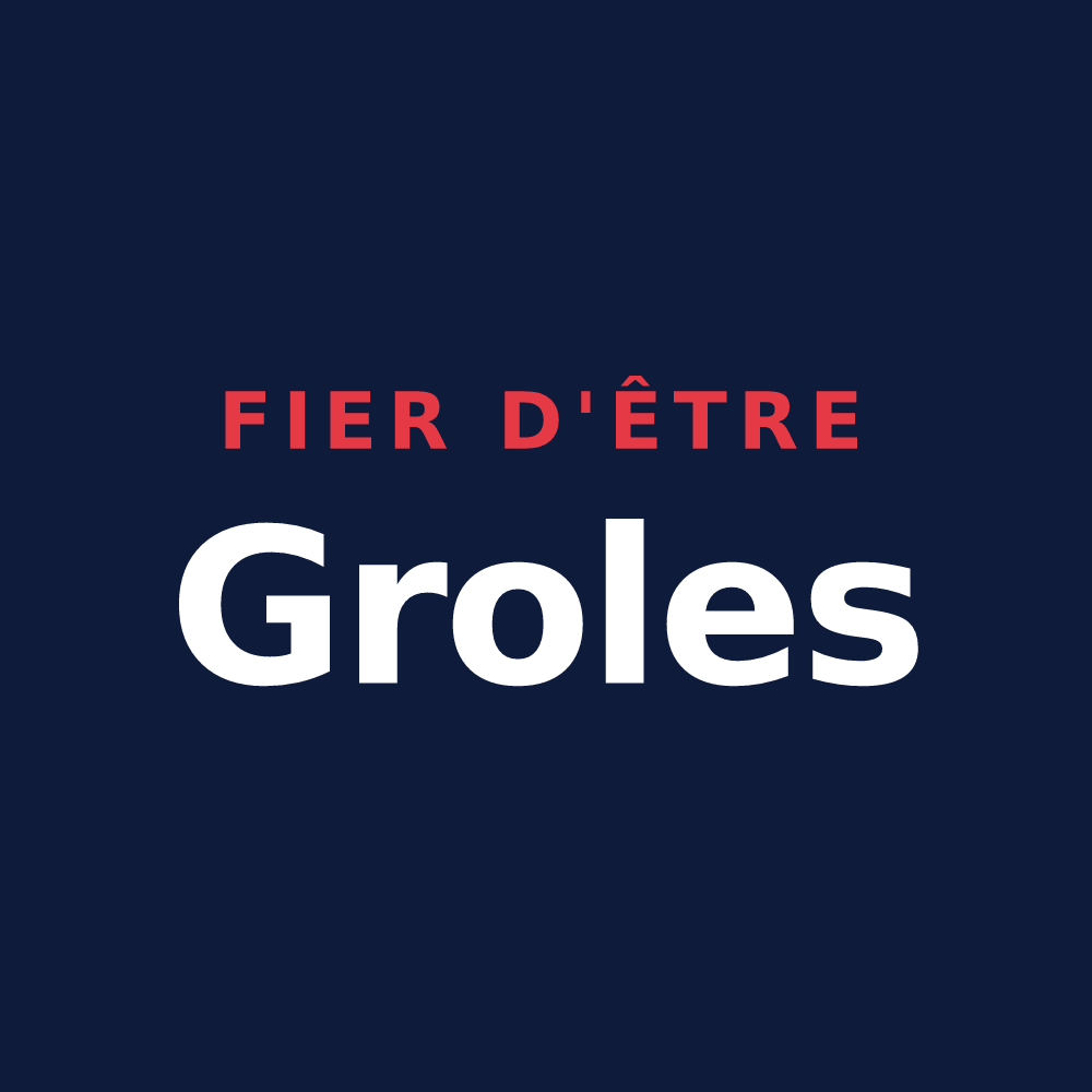 T-shirt « Fier d'être Groles » — design pour Boisset-Saint-Priest