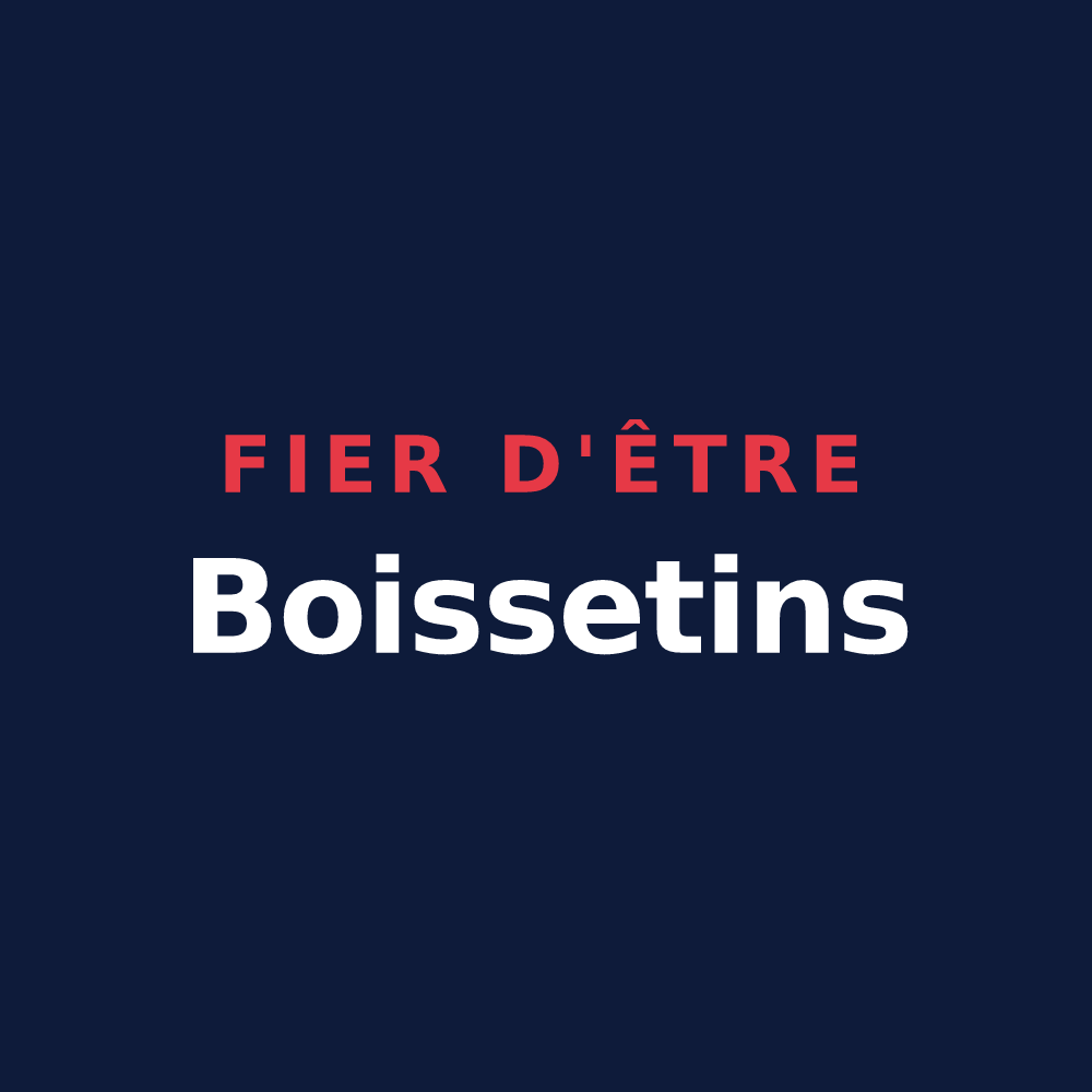 T-shirt « Fier d'être Boissetins » — design pour Boissets