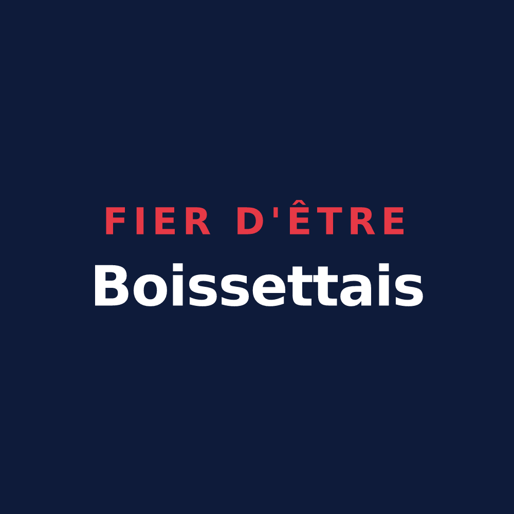T-shirt « Fier d'être Boissettais » — design pour Boissettes