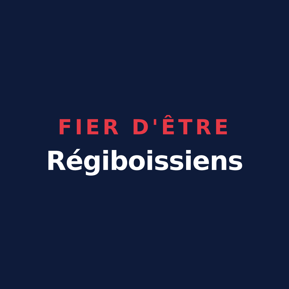T-shirt « Fier d'être Régiboissiens » — design pour Boissise-le-Roi