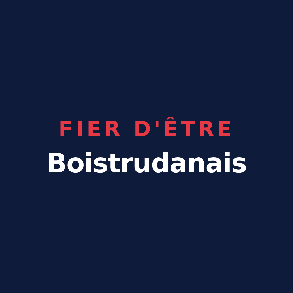 T-shirt « Fier d'être Boistrudanais » — design pour Boistrudan