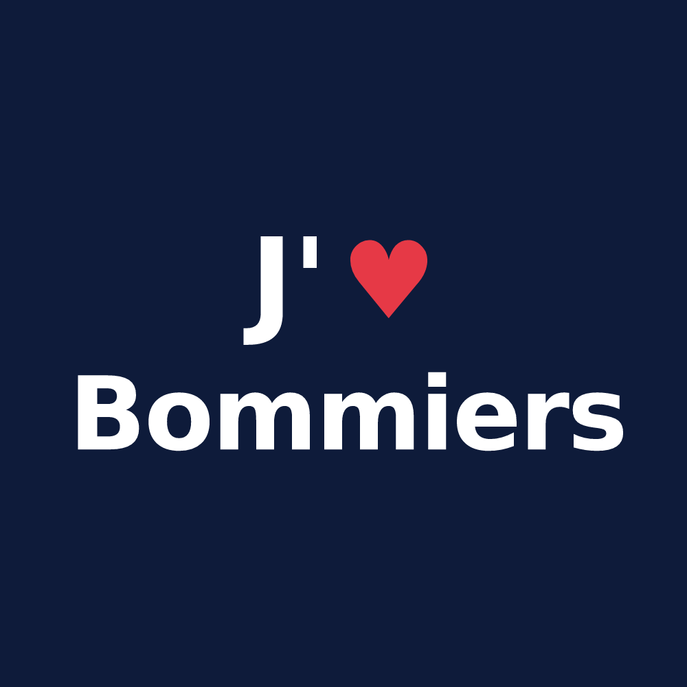 T-shirt personnalisé Bommiers — design J'aime Bommiers