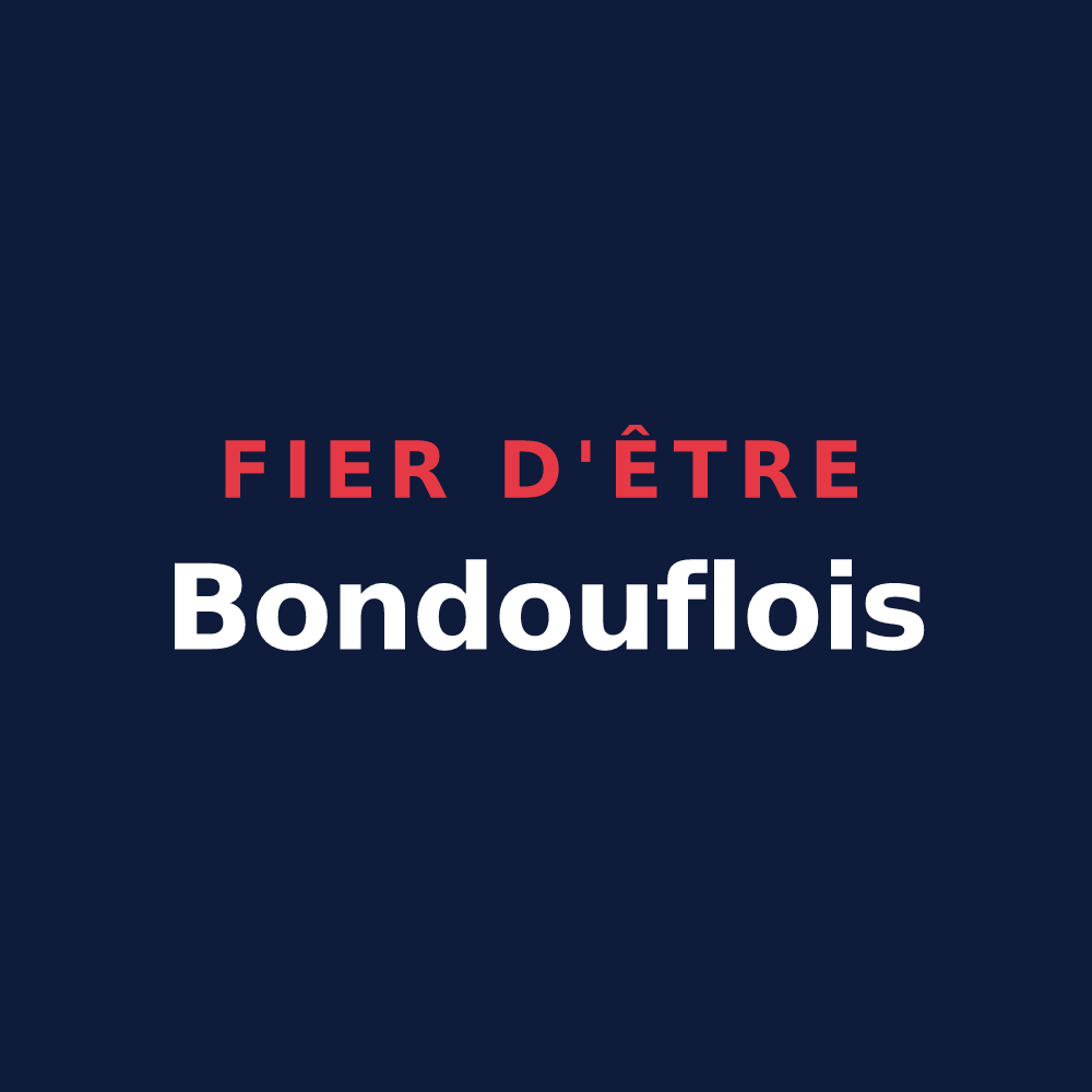 T-shirt « Fier d'être Bondouflois » — design pour Bondoufle