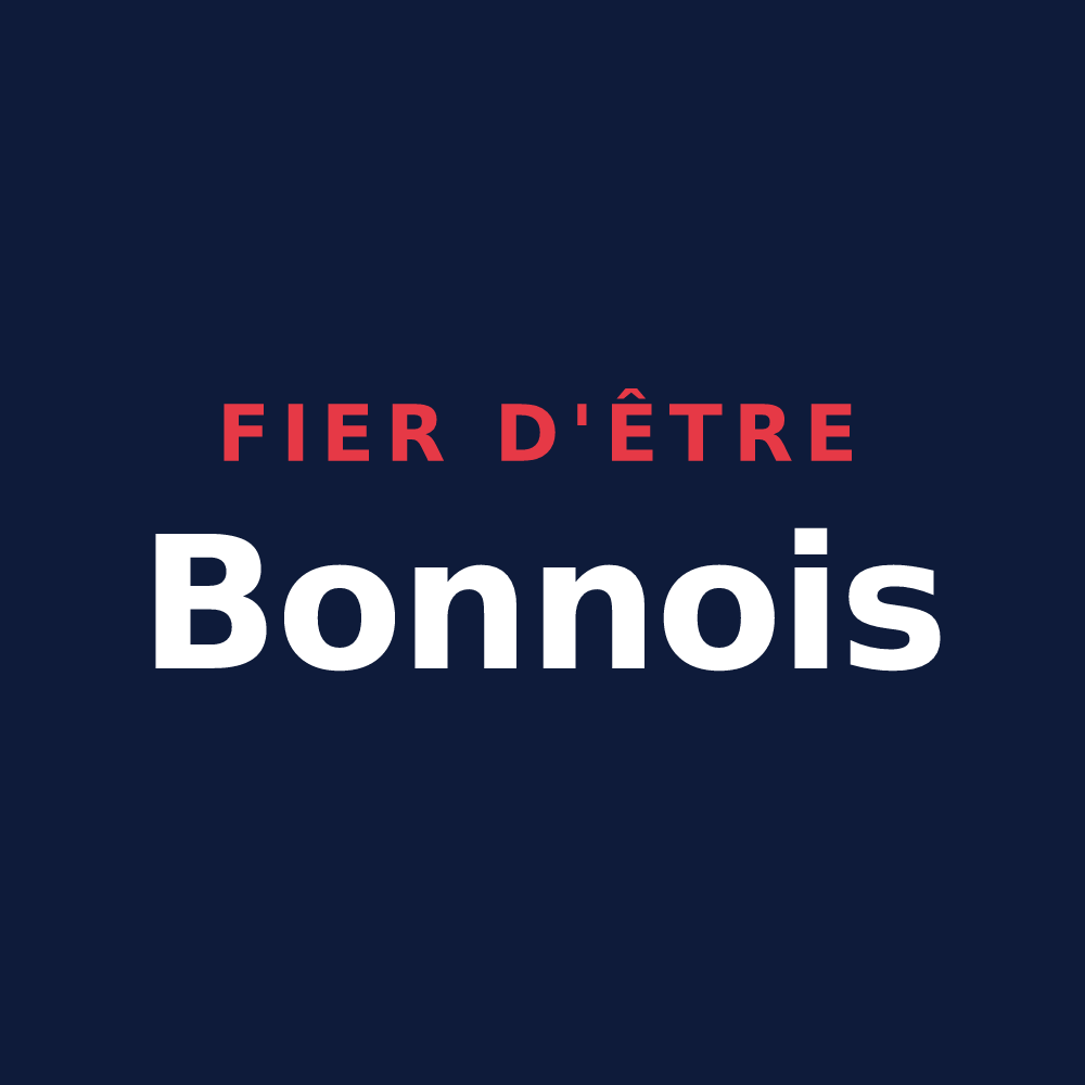 T-shirt « Fier d'être Bonnois » — design pour Bonne