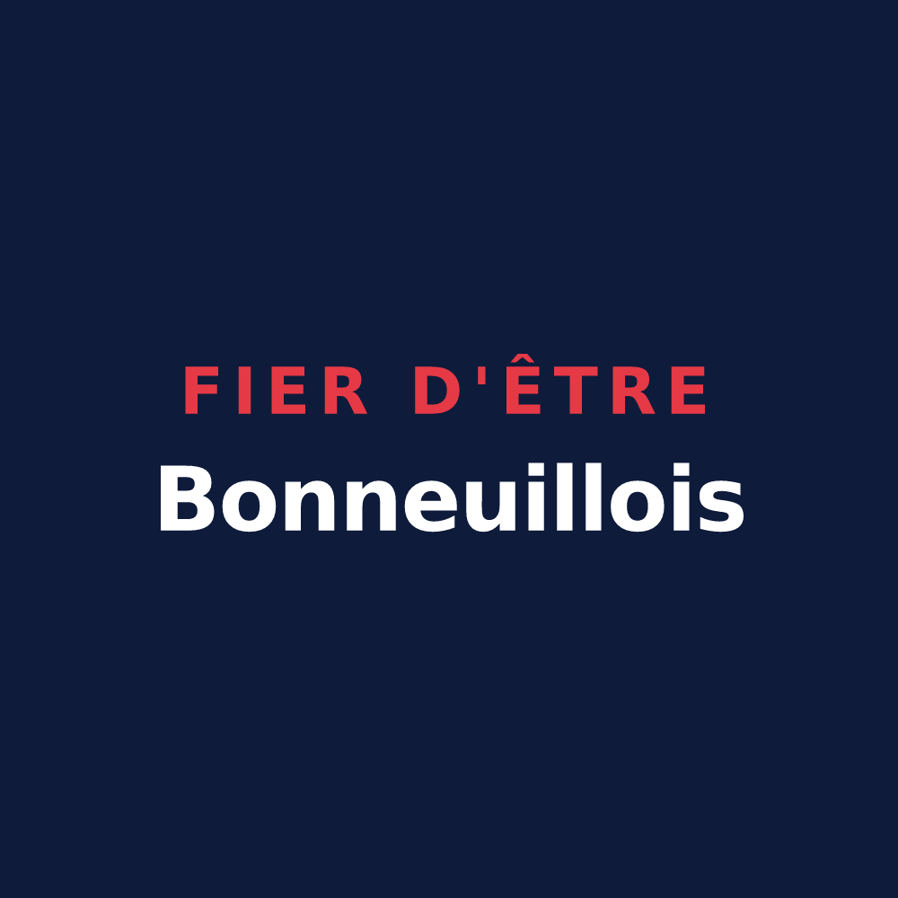 T-shirt « Fier d'être Bonneuillois » — design pour Bonneuil-en-Valois