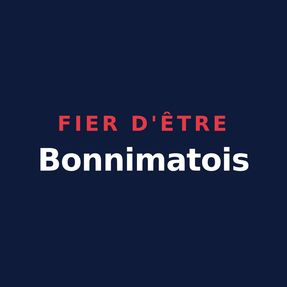 T-shirt « Fier d'être Bonnimatois » — design pour Bonneuil-Matours