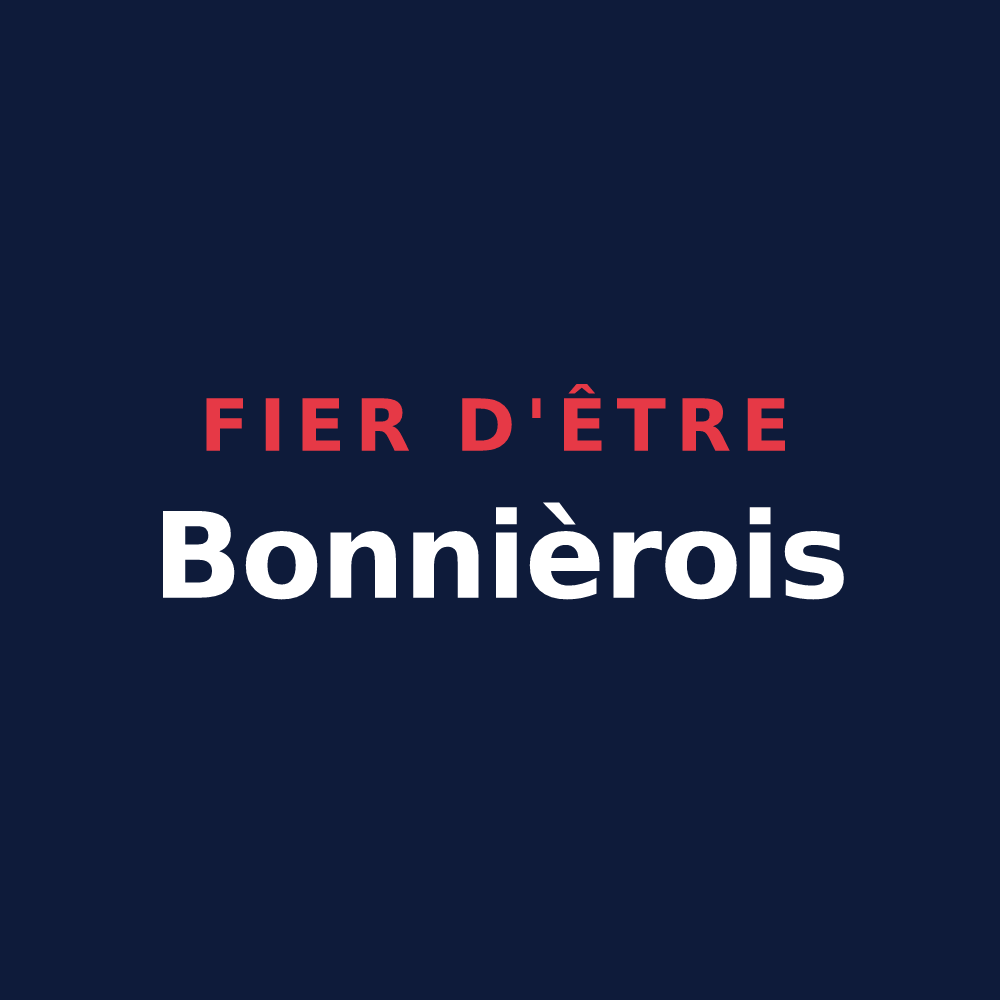 T-shirt « Fier d'être Bonnièrois » — design pour Bonnières