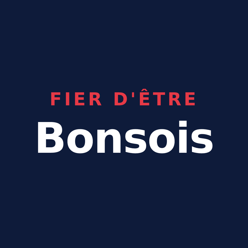 T-shirt « Fier d'être Bonsois » — design pour Bons-en-Chablais