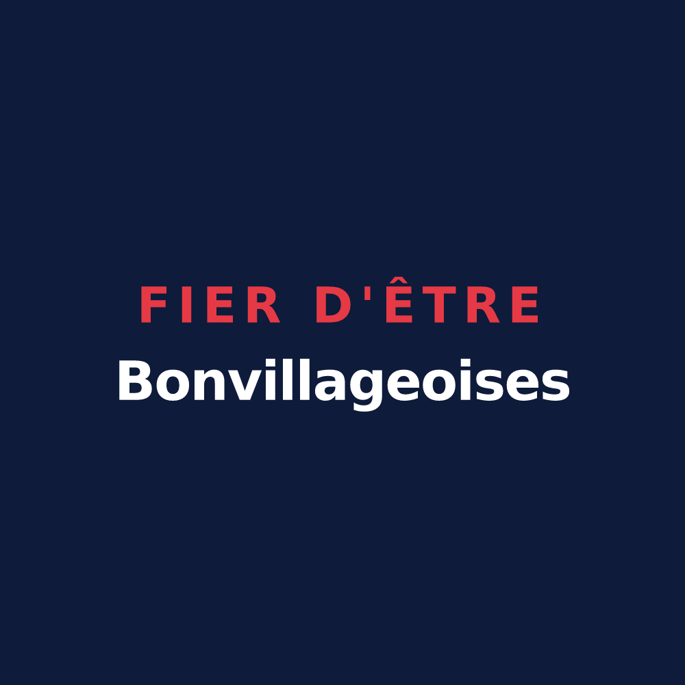 T-shirt « Fier d'être Bonvillageoises » — design pour Bonvillet
