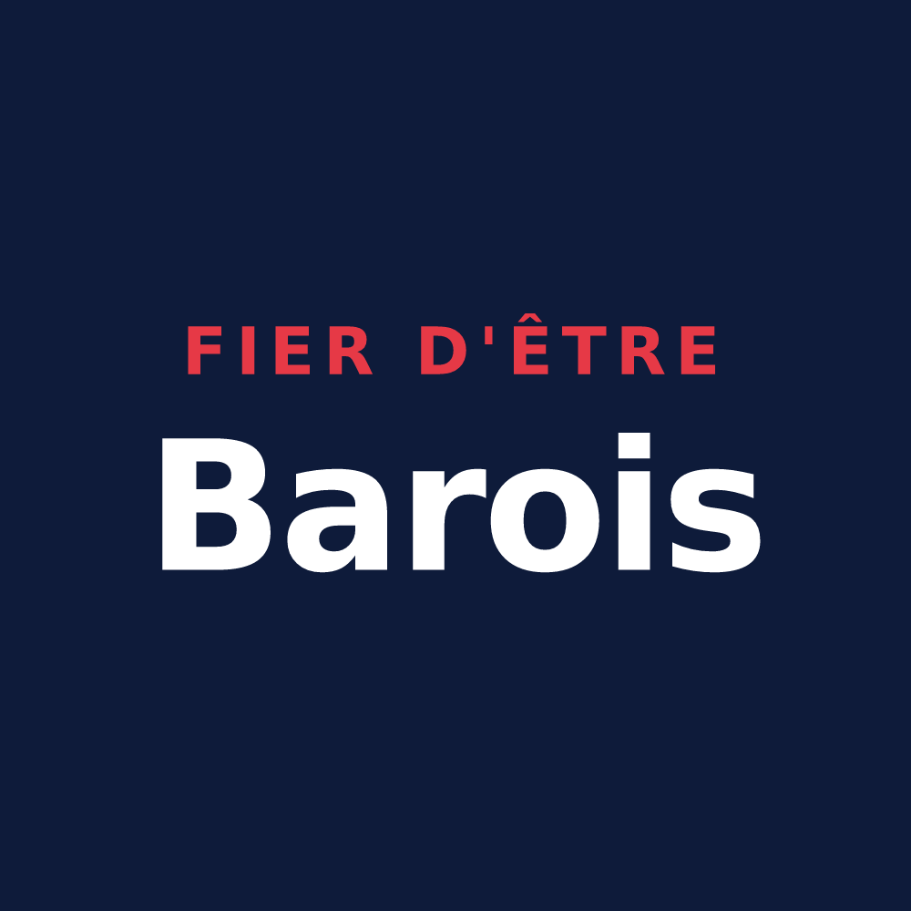 T-shirt « Fier d'être Barois » — design pour Bor-et-Bar
