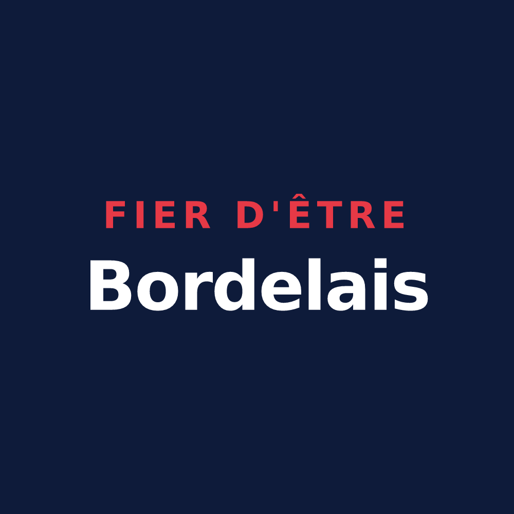 T-shirt « Fier d'être Bordelais » — design pour Bordes-Uchentein