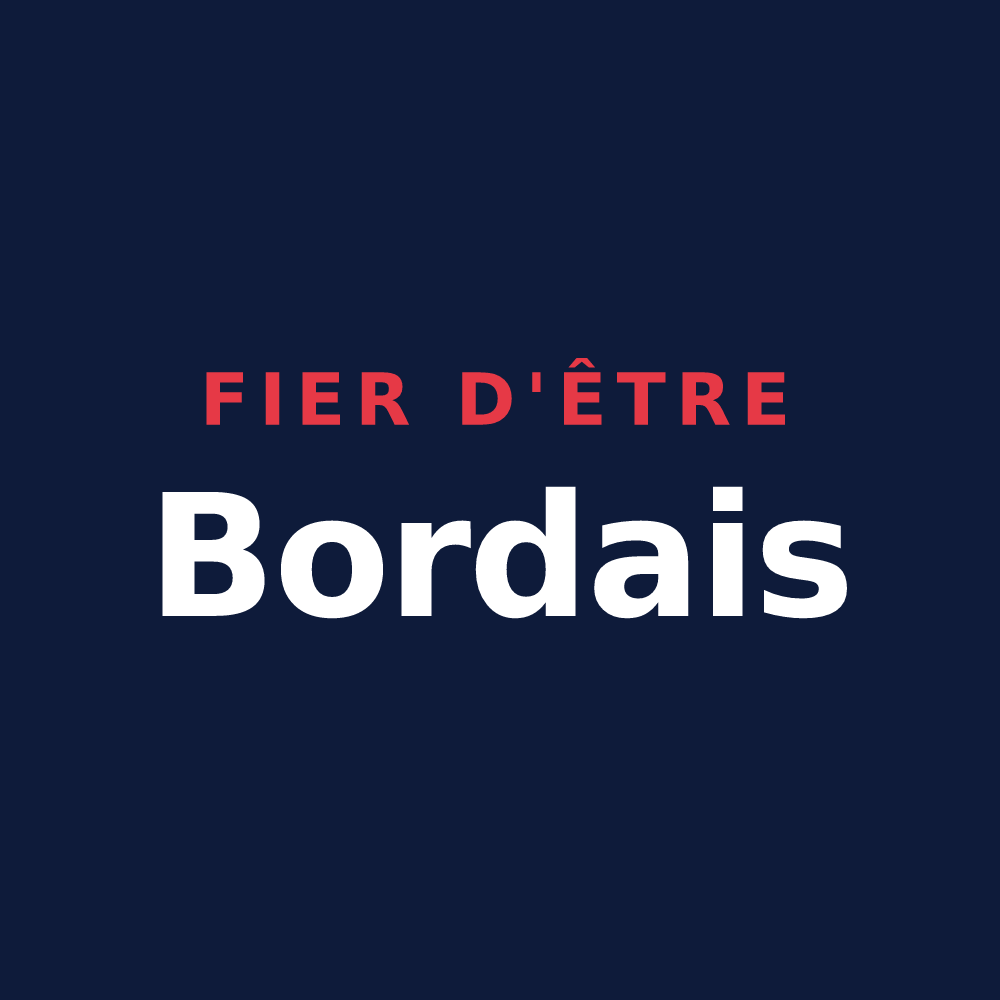 T-shirt « Fier d'être Bordais » — design pour Bordes