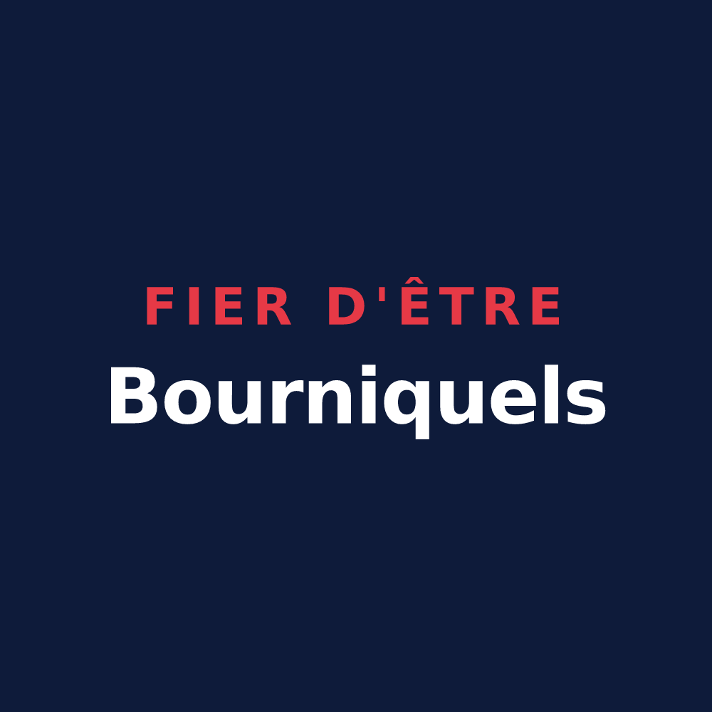 T-shirt « Fier d'être Bourniquels » — design pour Borne