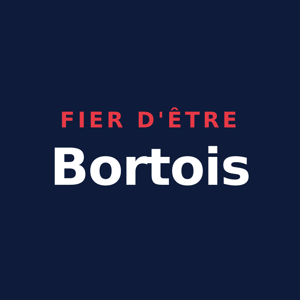T-shirt « Fier d'être Bortois » — design pour Bort-l'Étang