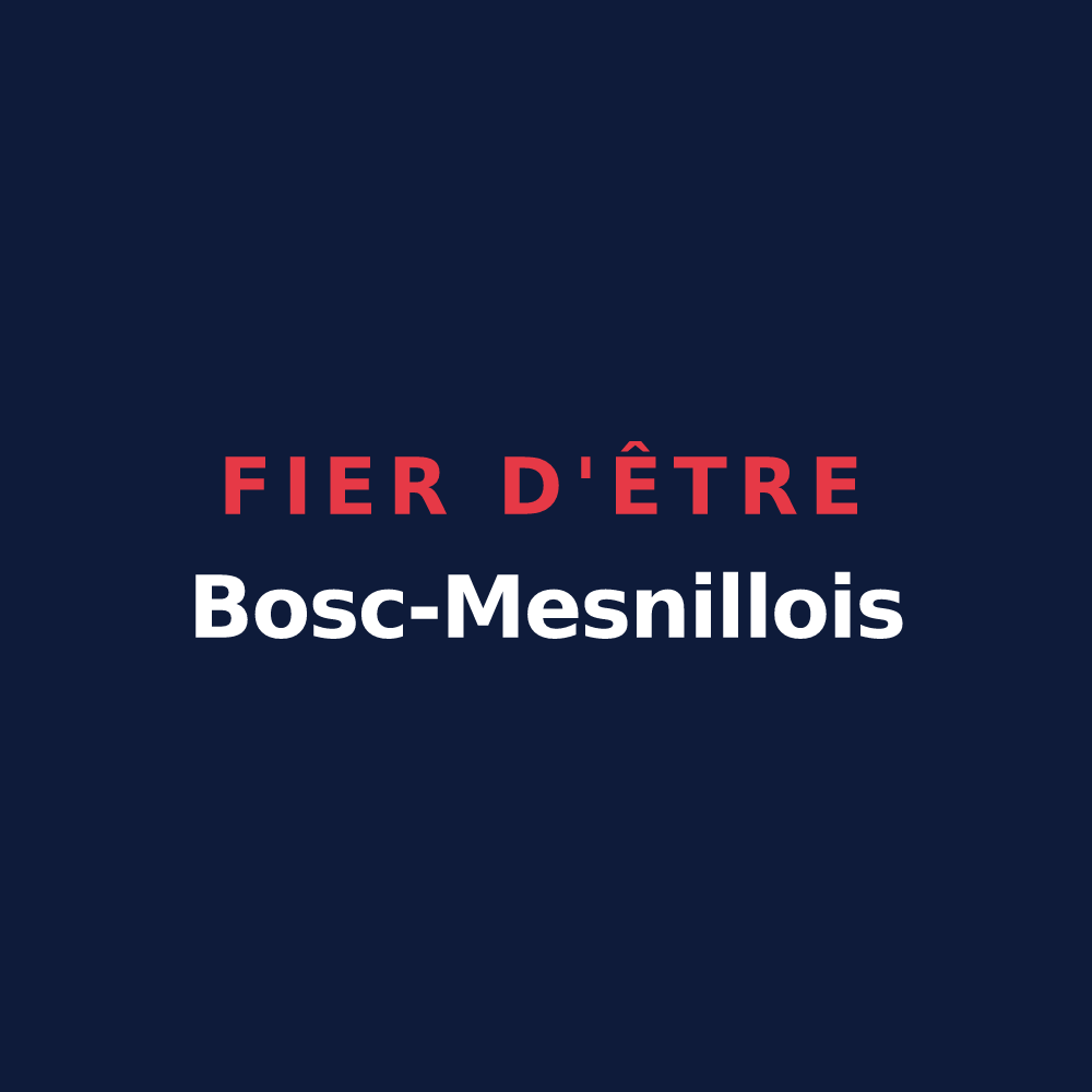 T-shirt « Fier d'être Bosc-Mesnillois » — design pour Bosc-Mesnil