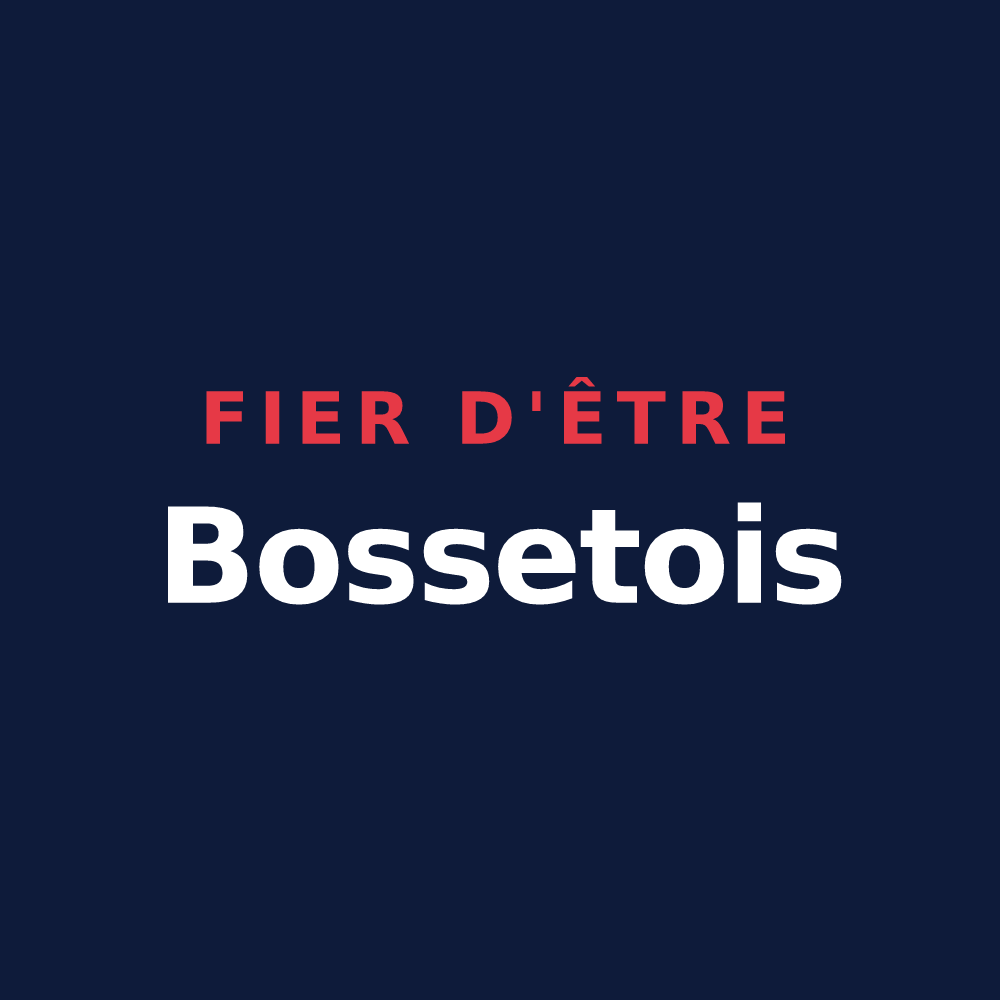 T-shirt « Fier d'être Bossetois » — design pour Bosset