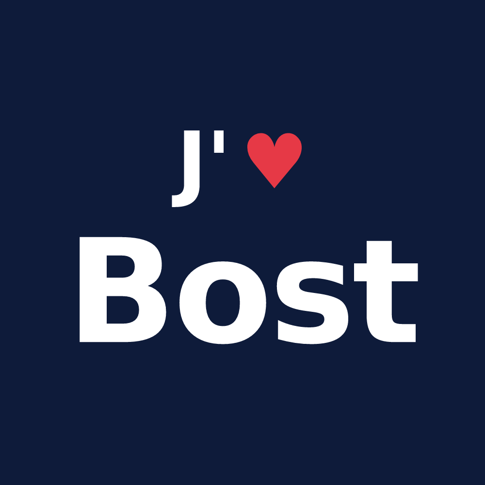 T-shirt personnalisé Bost — design J'aime Bost