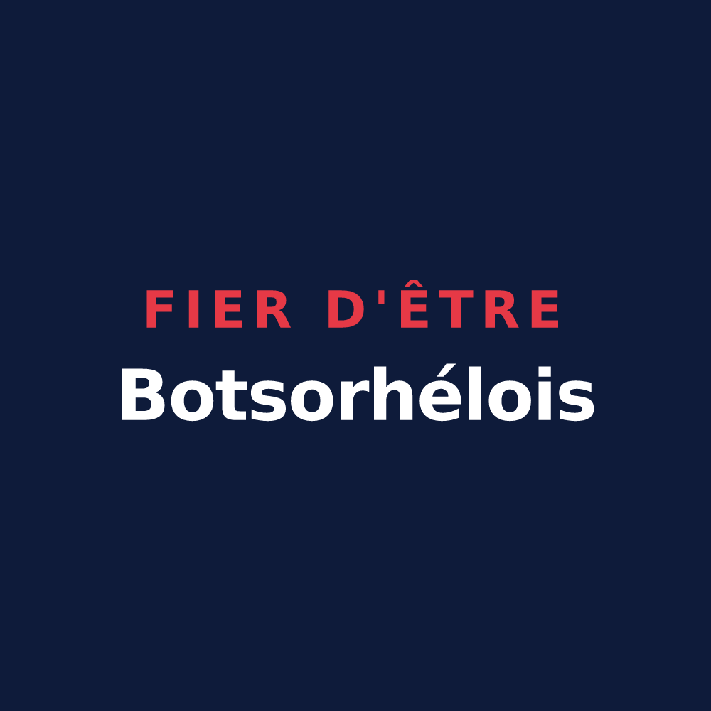 T-shirt « Fier d'être Botsorhélois » — design pour Botsorhel