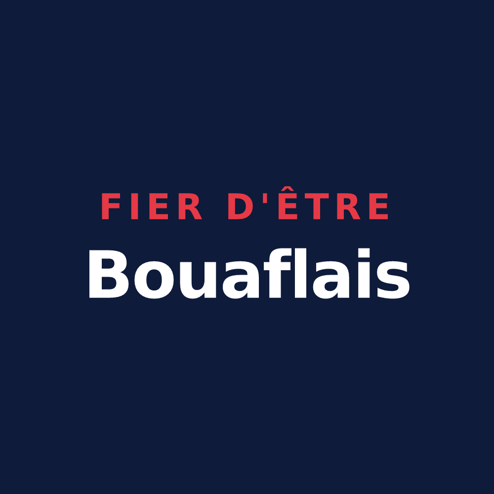 T-shirt « Fier d'être Bouaflais » — design pour Bouafle