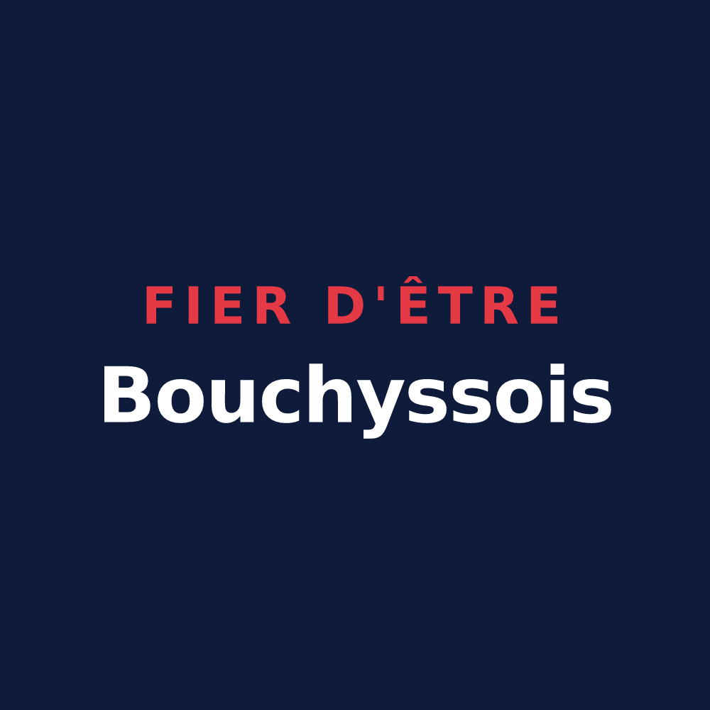 T-shirt « Fier d'être Bouchyssois » — design pour Bouchy-Saint-Genest