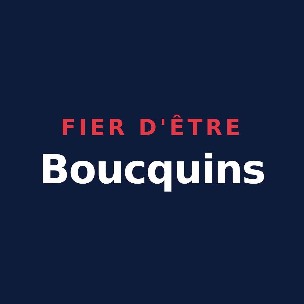 T-shirt « Fier d'être Boucquins » — design pour Boucq