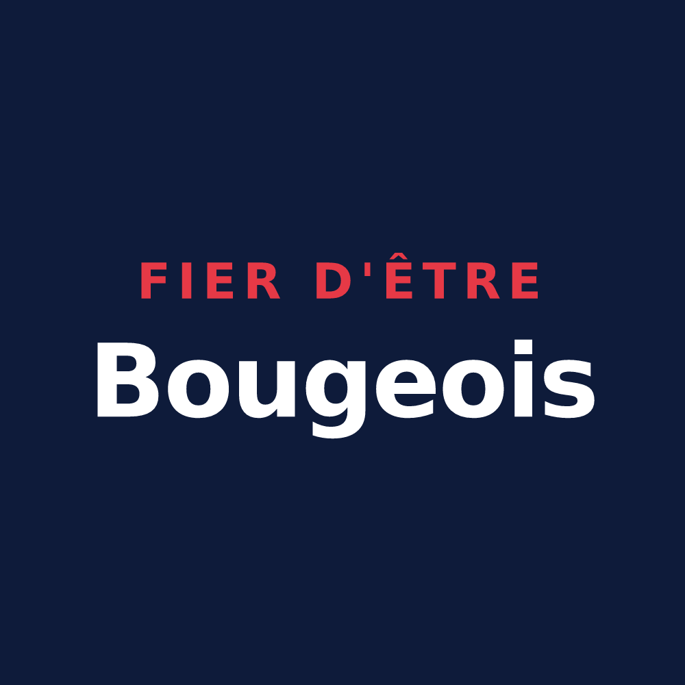 T-shirt « Fier d'être Bougeois » — design pour Bouges-le-Château