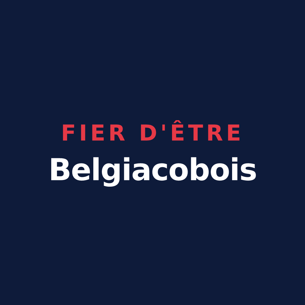 T-shirt « Fier d'être Belgiacobois » — design pour Bougy-lez-Neuville