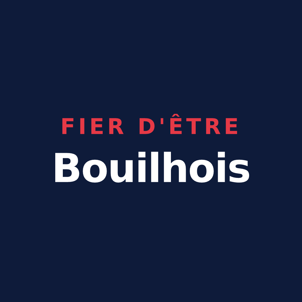 T-shirt « Fier d'être Bouilhois » — design pour Bouilh-Devant