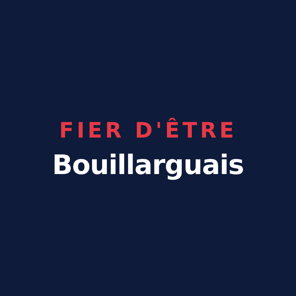 T-shirt « Fier d'être Bouillarguais » — design pour Bouillargues