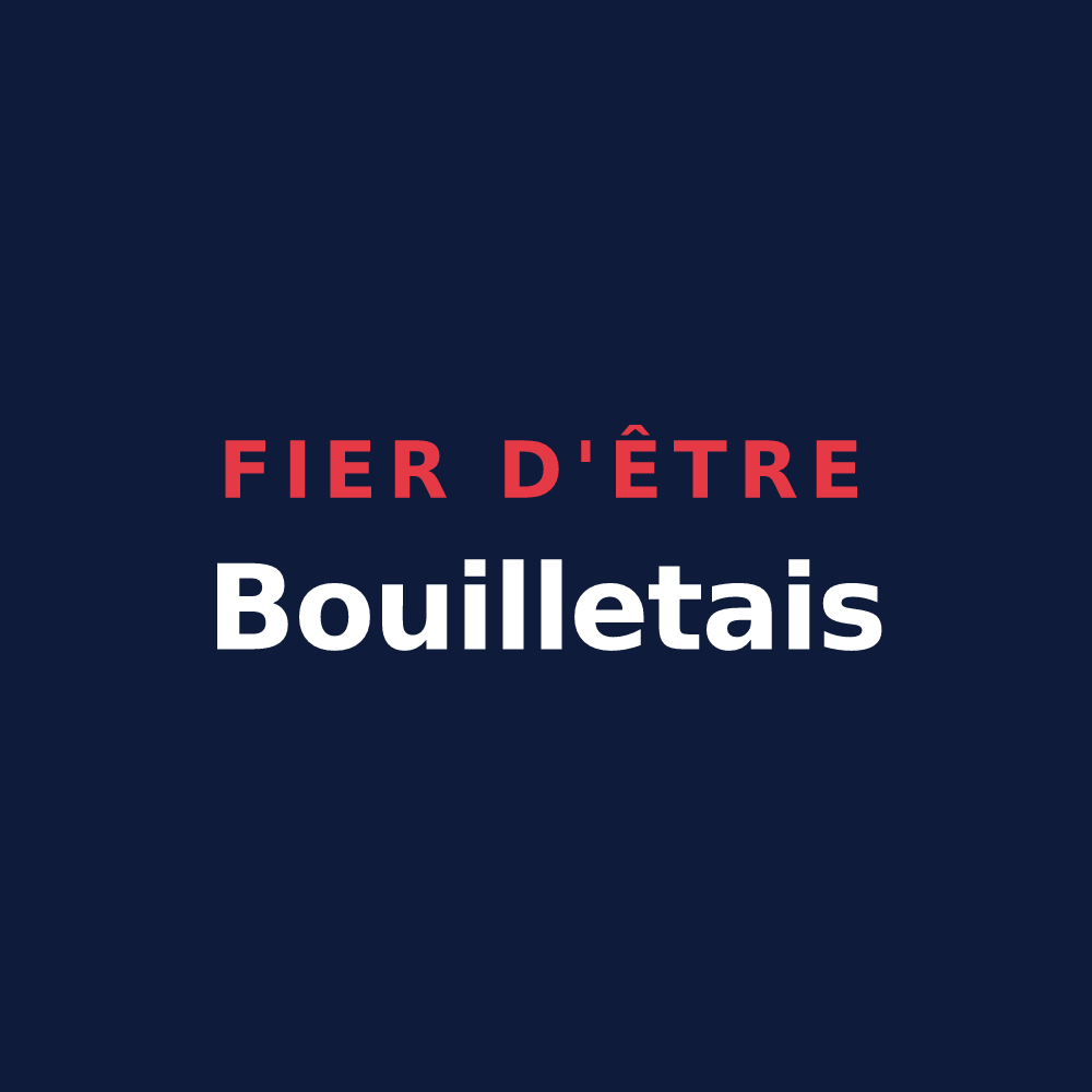 T-shirt « Fier d'être Bouilletais » — design pour Bouillé-Courdault
