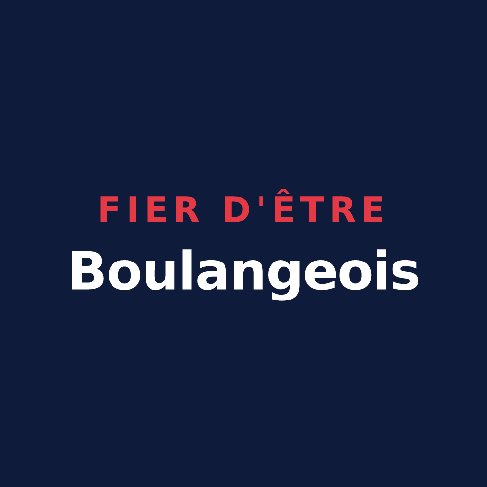 T-shirt « Fier d'être Boulangeois » — design pour Boulange
