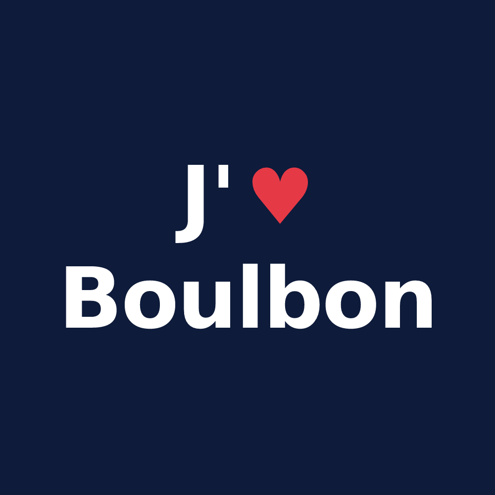 T-shirt personnalisé Boulbon — design J'aime Boulbon