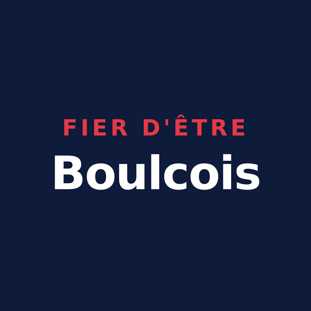 T-shirt « Fier d'être Boulcois » — design pour Boulc