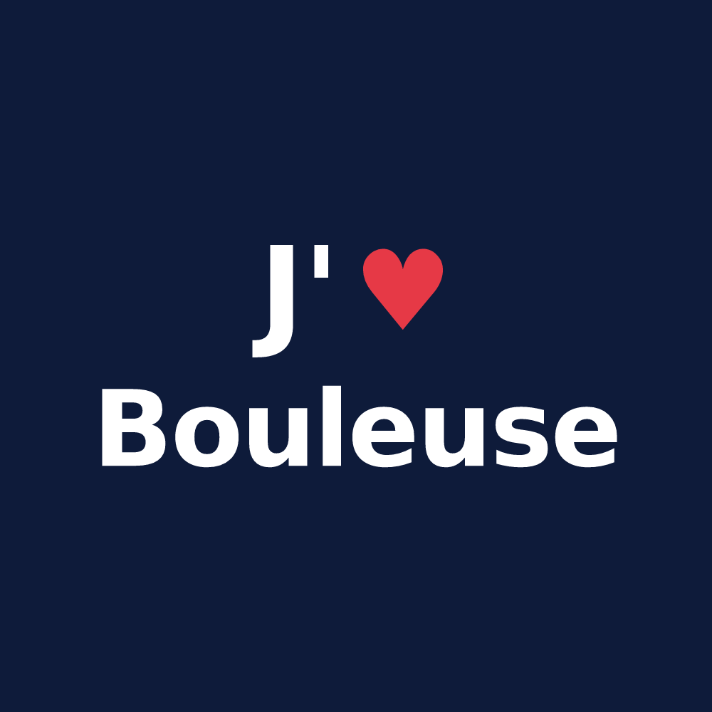 T-shirt personnalisé Bouleuse — design J'aime Bouleuse