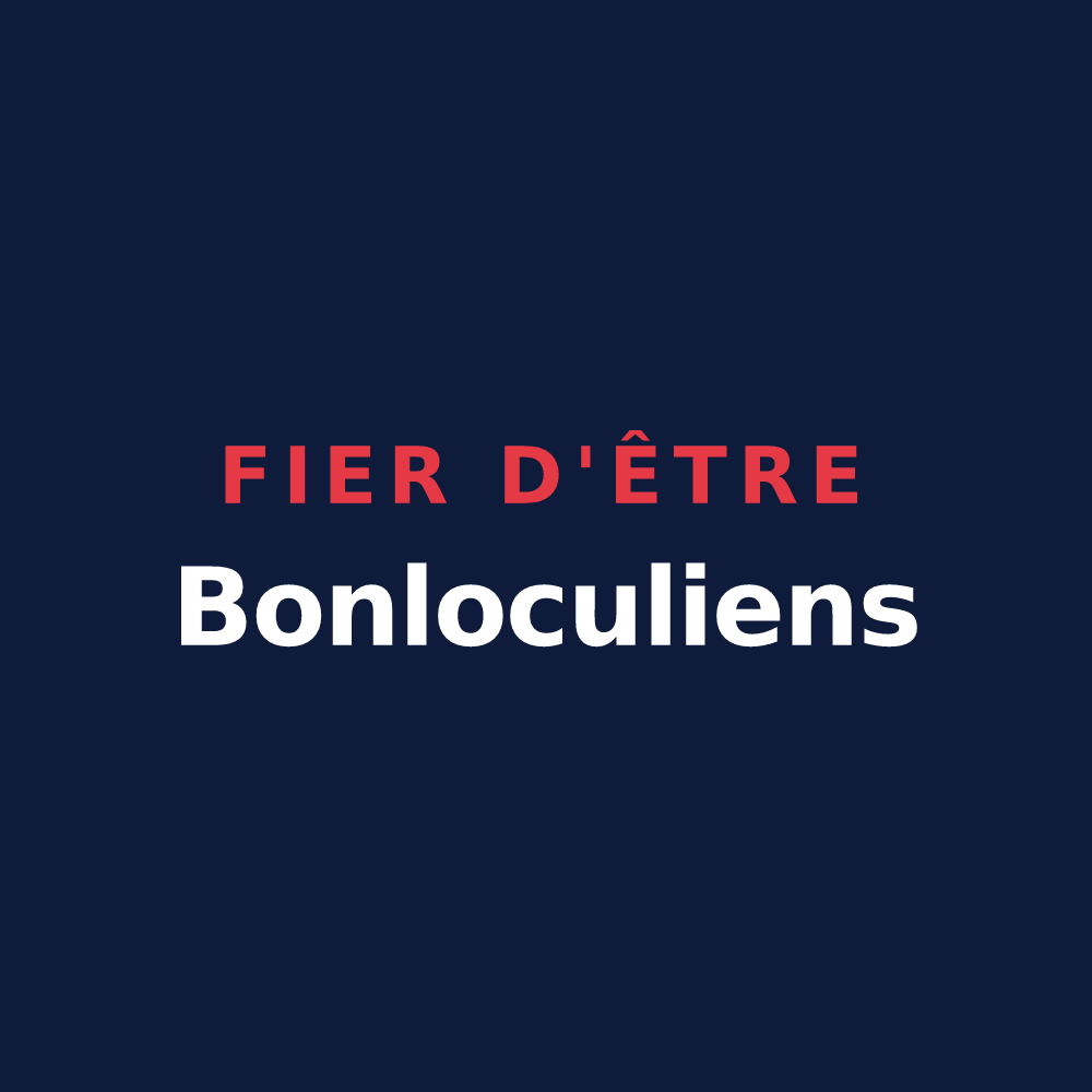 T-shirt « Fier d'être Bonloculiens » — design pour Boulieu-lès-Annonay