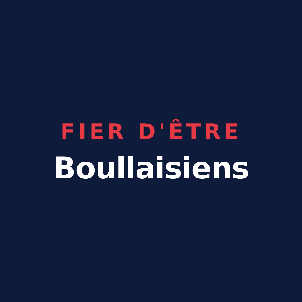 T-shirt « Fier d'être Boullaisiens » — design pour Boullay-les-Troux