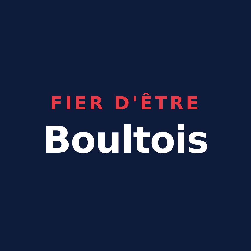 T-shirt « Fier d'être Boultois » — design pour Boult