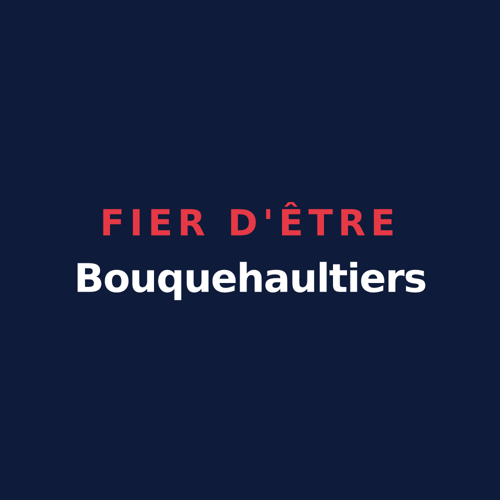 T-shirt « Fier d'être Bouquehaultiers » — design pour Bouquehault