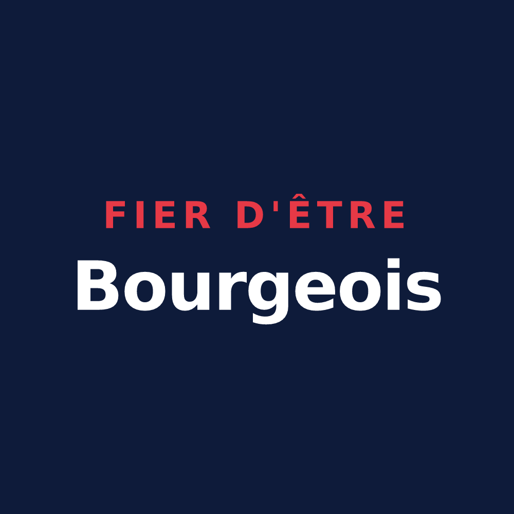 T-shirt « Fier d'être Bourgeois » — design pour Bourg