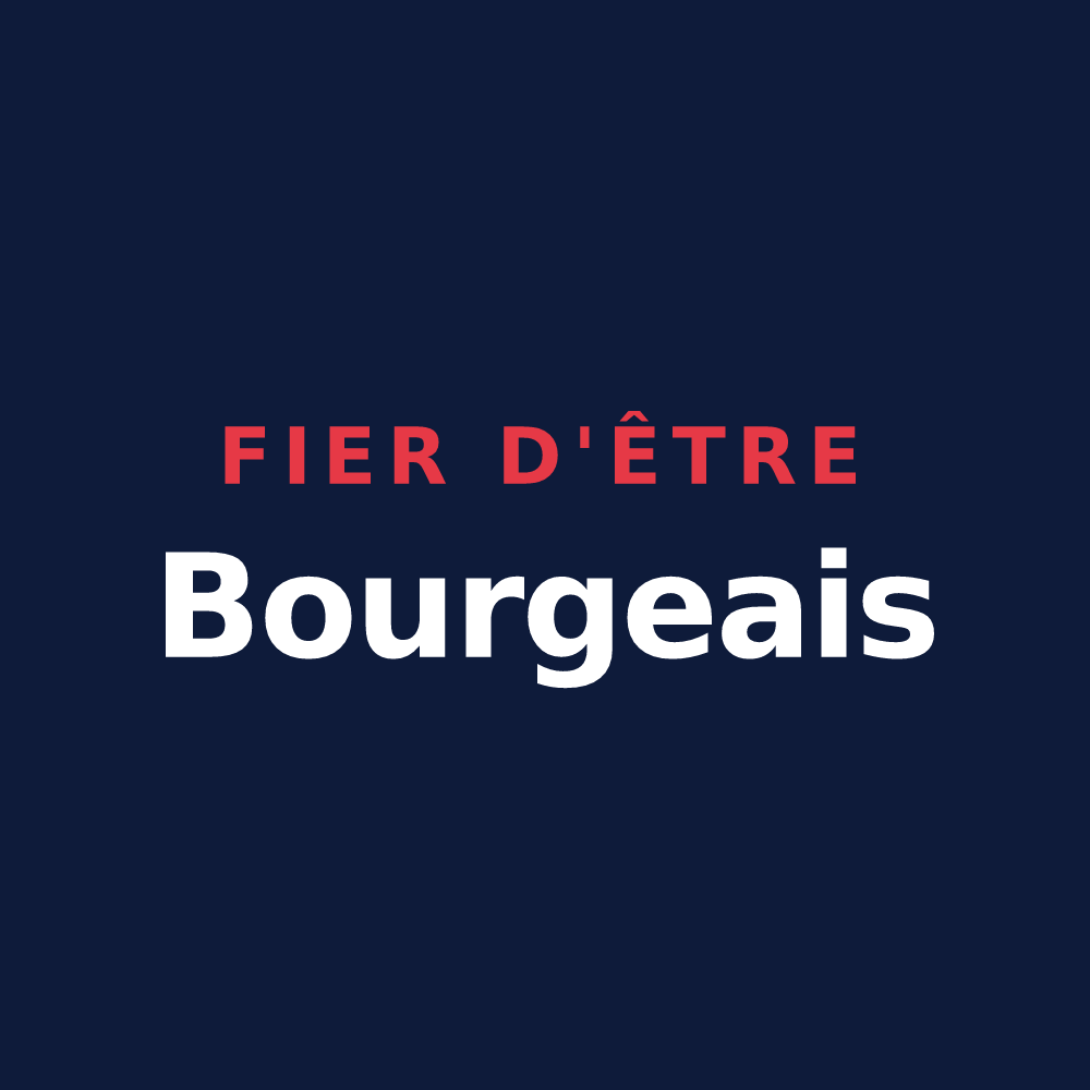 T-shirt « Fier d'être Bourgeais » — design pour Bourg-de-Bigorre