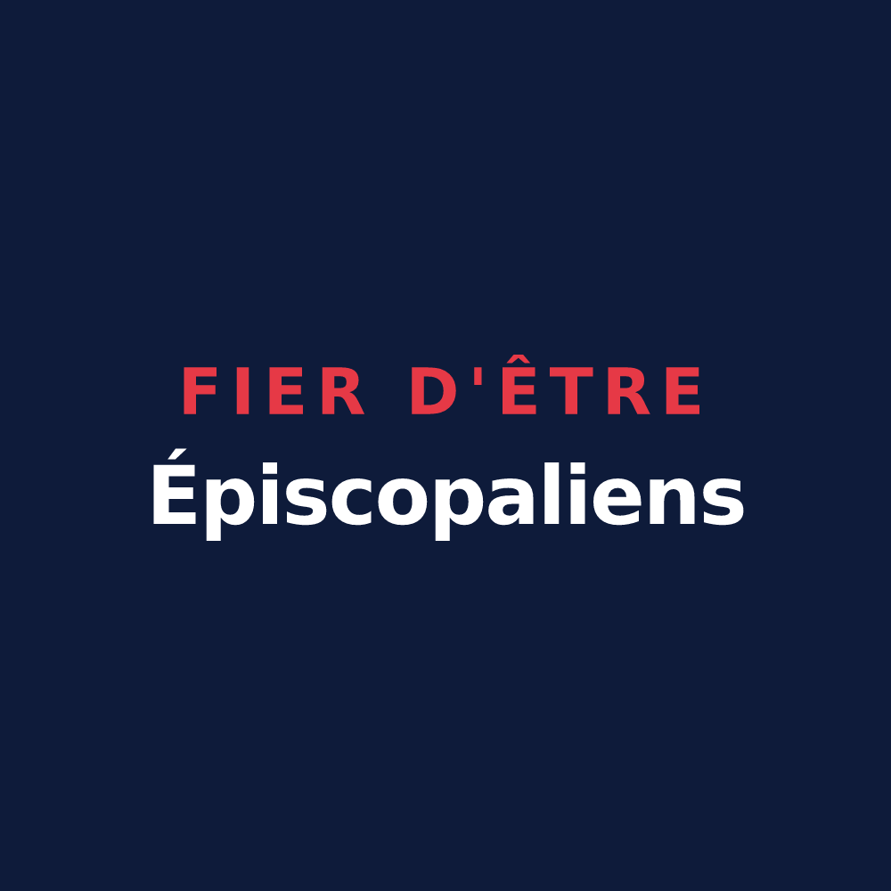 T-shirt « Fier d'être Épiscopaliens » — design pour Bourg-l'Évêque