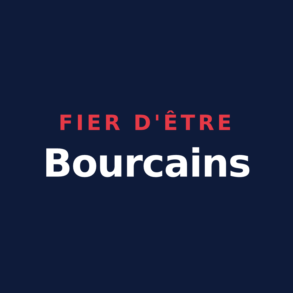 T-shirt « Fier d'être Bourcains » — design pour Bourg-lès-Valence